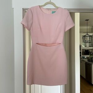 Light pink mini dress